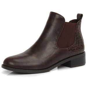 Betty Brown Blanche Dual-Side Stretch Boots